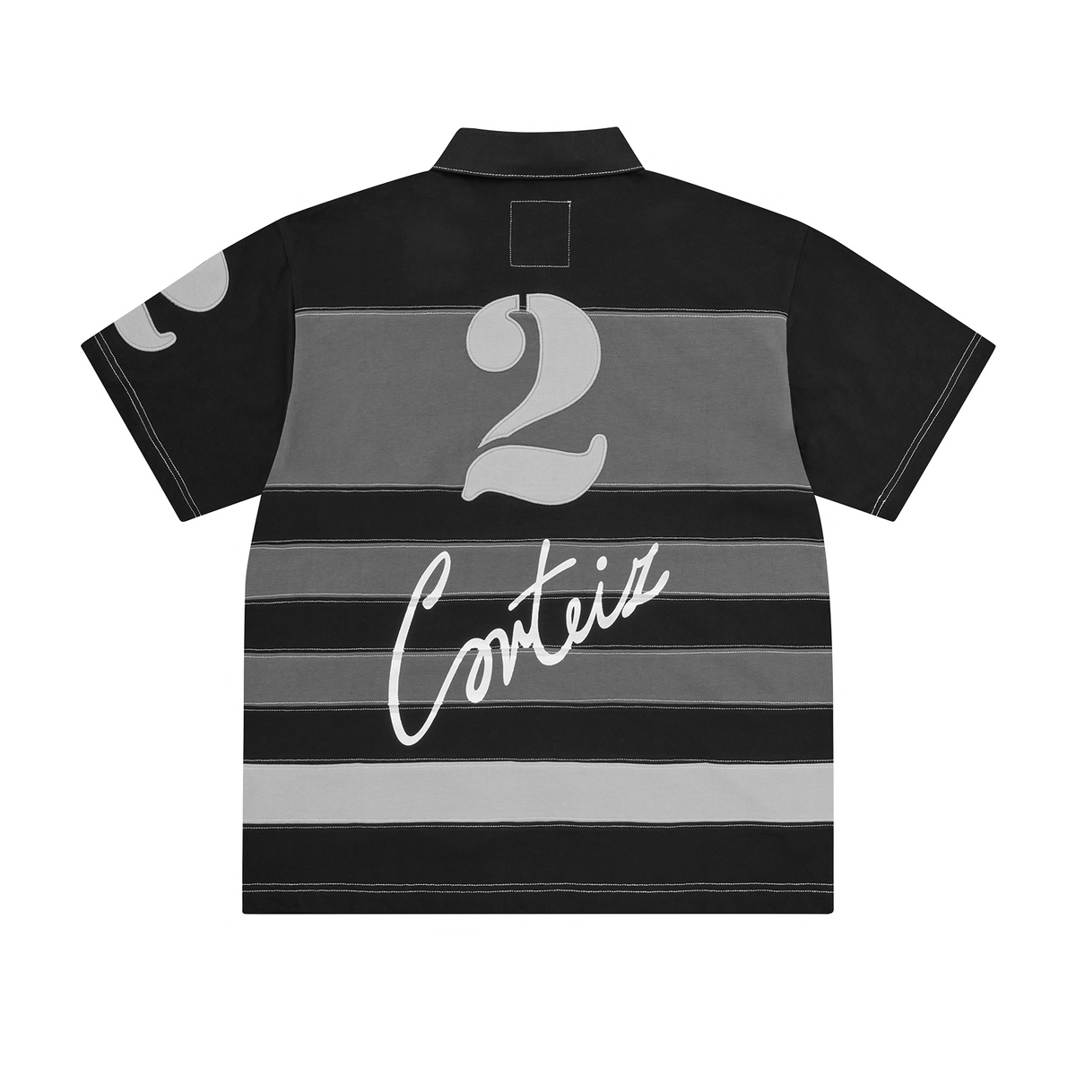 Corteiz Dubai Polo Shirt - Black/Grey