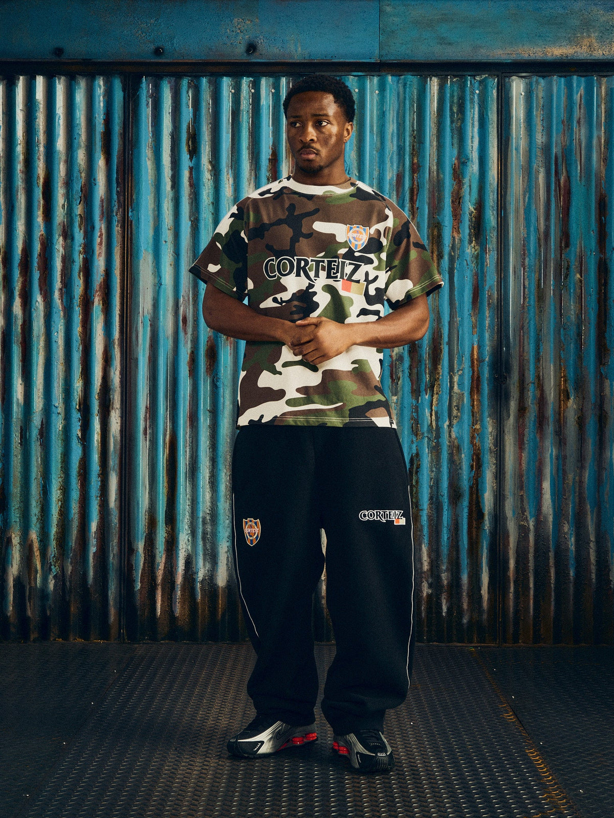 Corteiz Giapponese Cotton Jersey - Woodland Camo