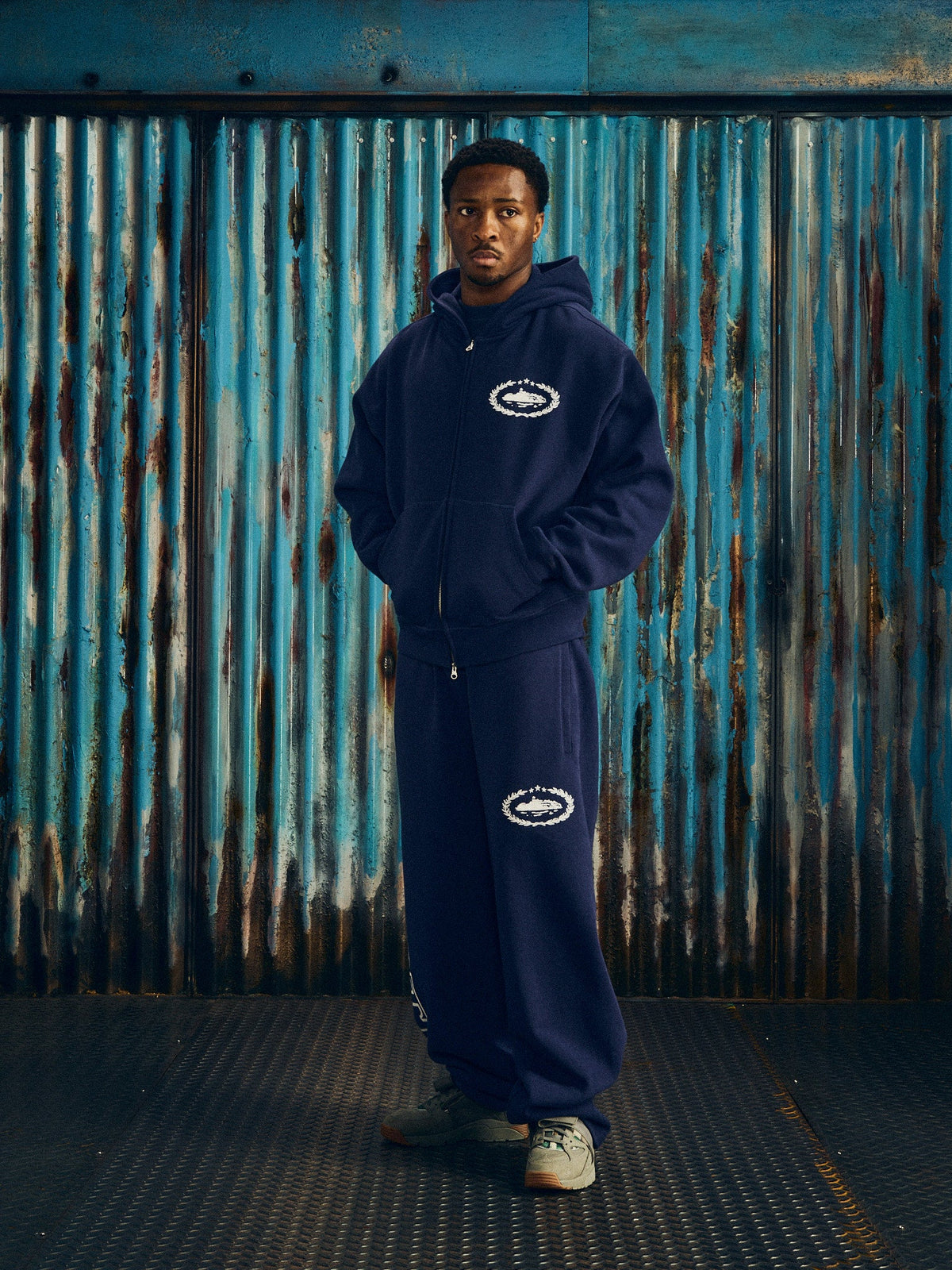 Corteiz Superior Royale Tracksuit - Navy