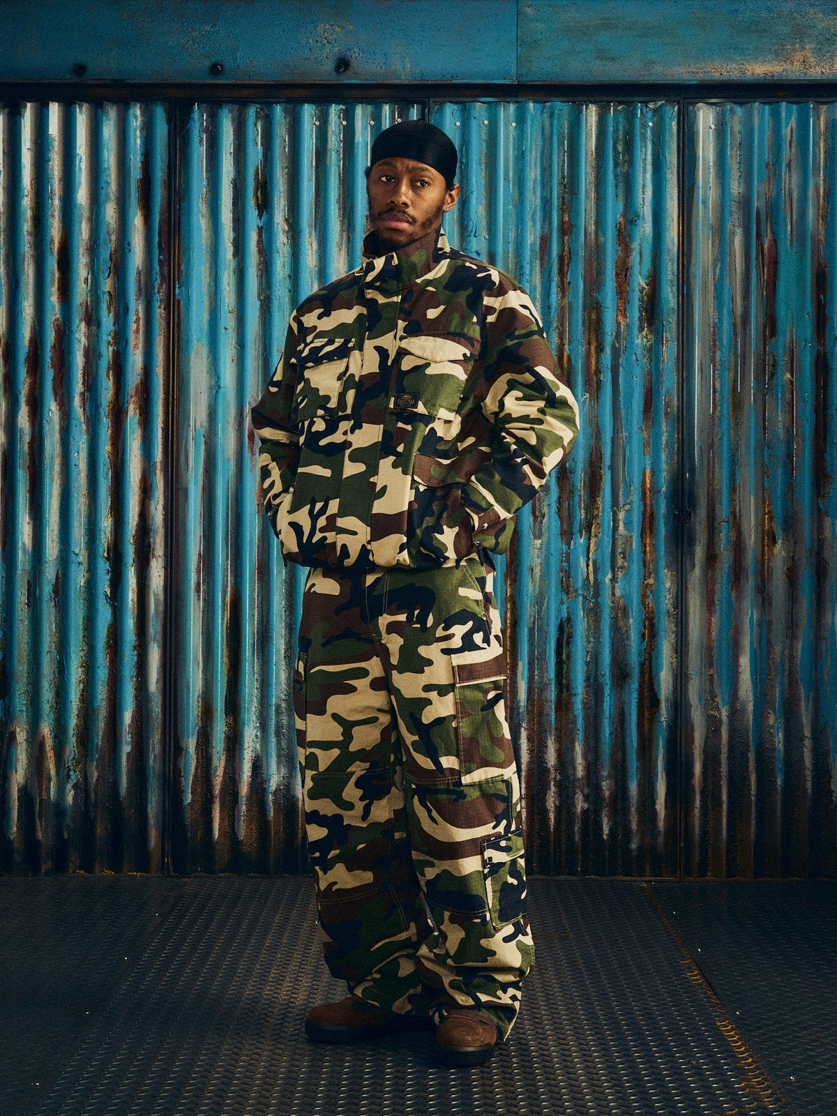 Corteiz Guerillaz Field Jacket - Woodland Camo