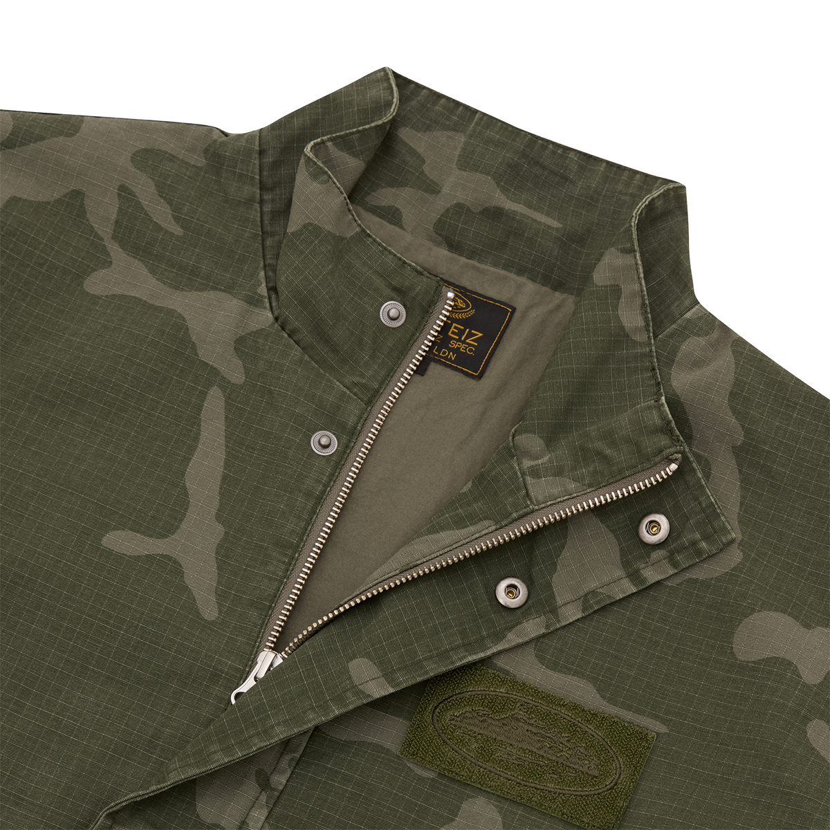 Corteiz Guerillaz Jacket - Green Camo
