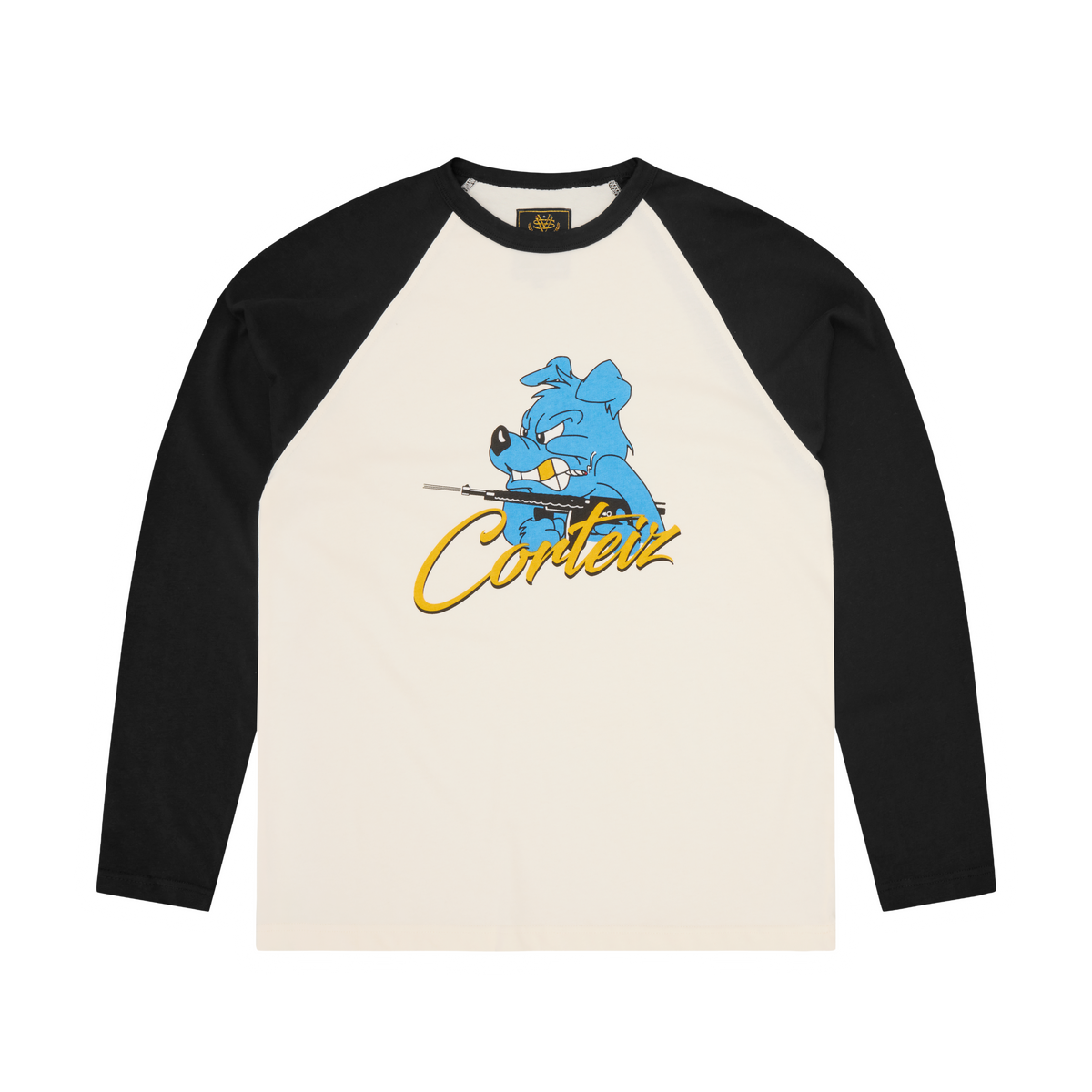 Corteiz K-9ine Raglan L/S - Black