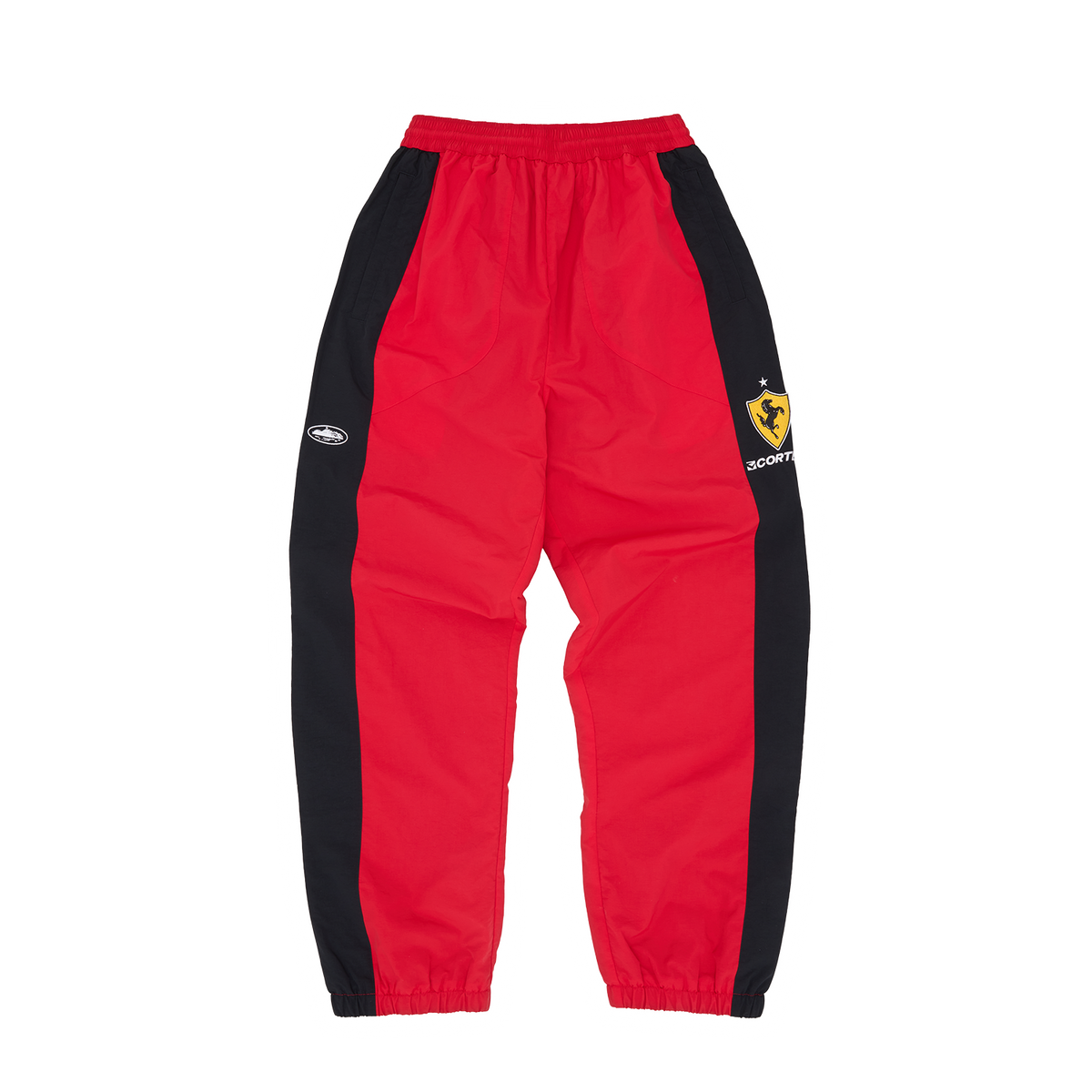 Corteiz Il Mondo Track Pant - Red/Black