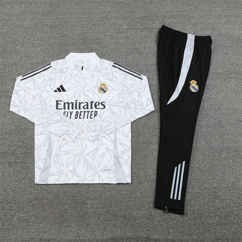 Survêtement Real Madrid Noir and Blanc II