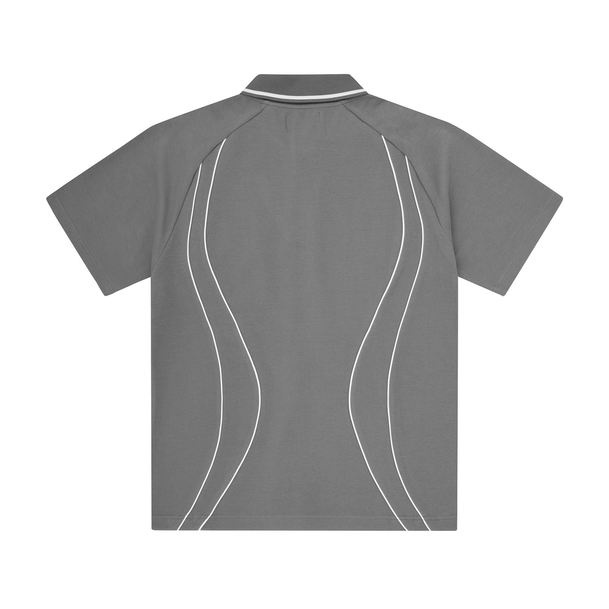 Corteiz Island Pique Polo Shirt - Grey