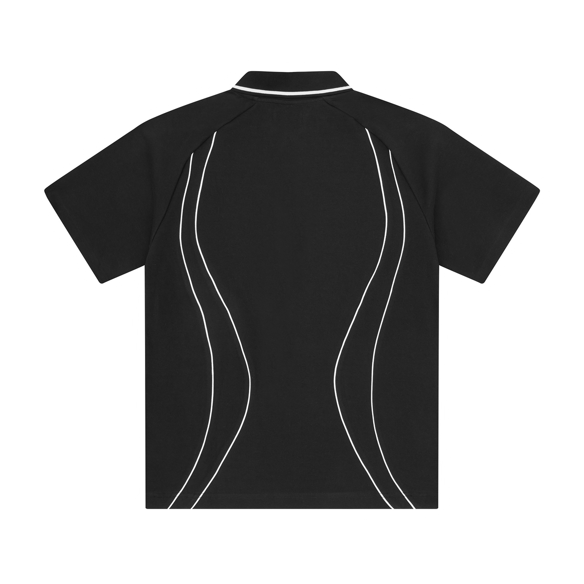 Corteiz Island Pique Polo Shirt - Black