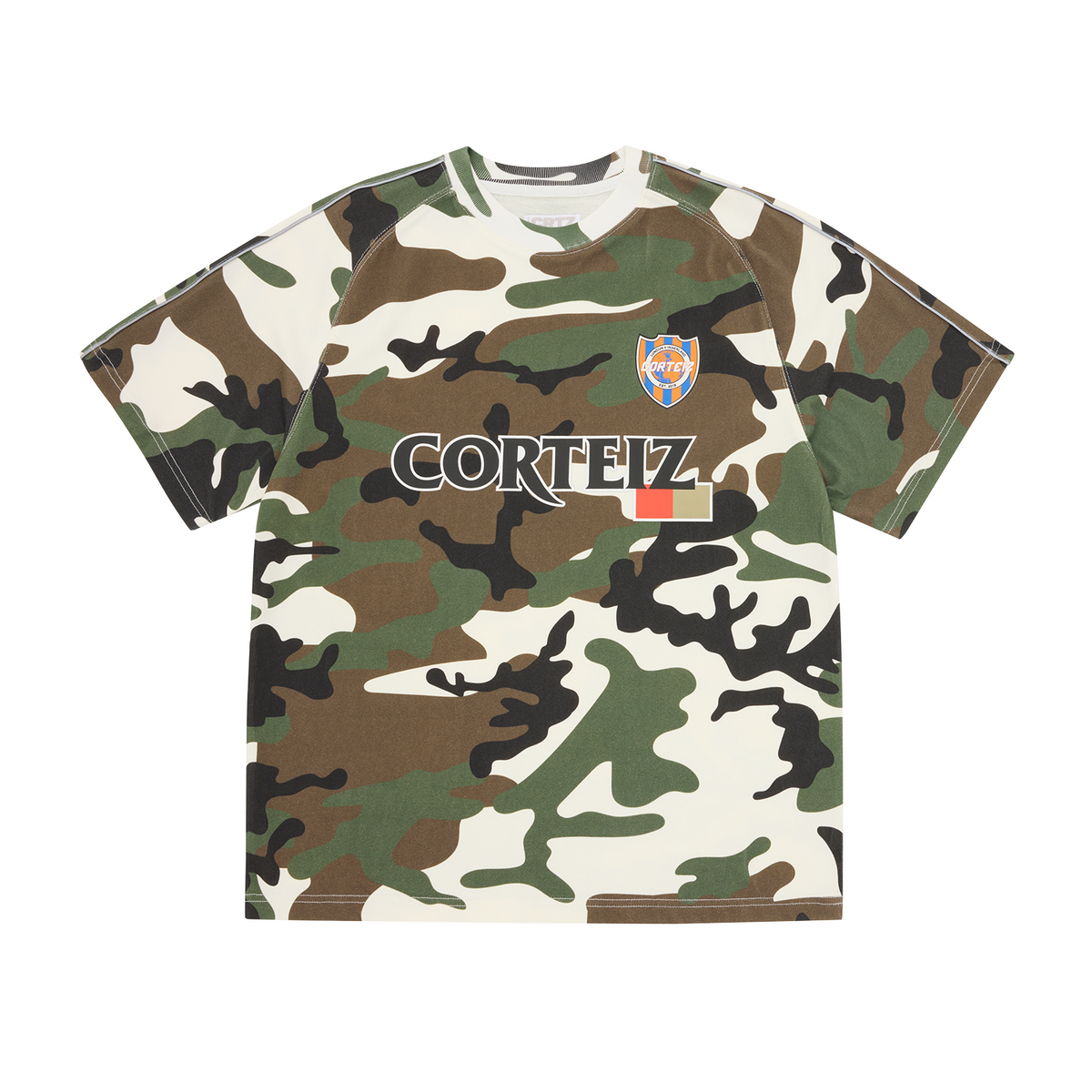 Corteiz Giapponese Cotton Jersey - Woodland Camo