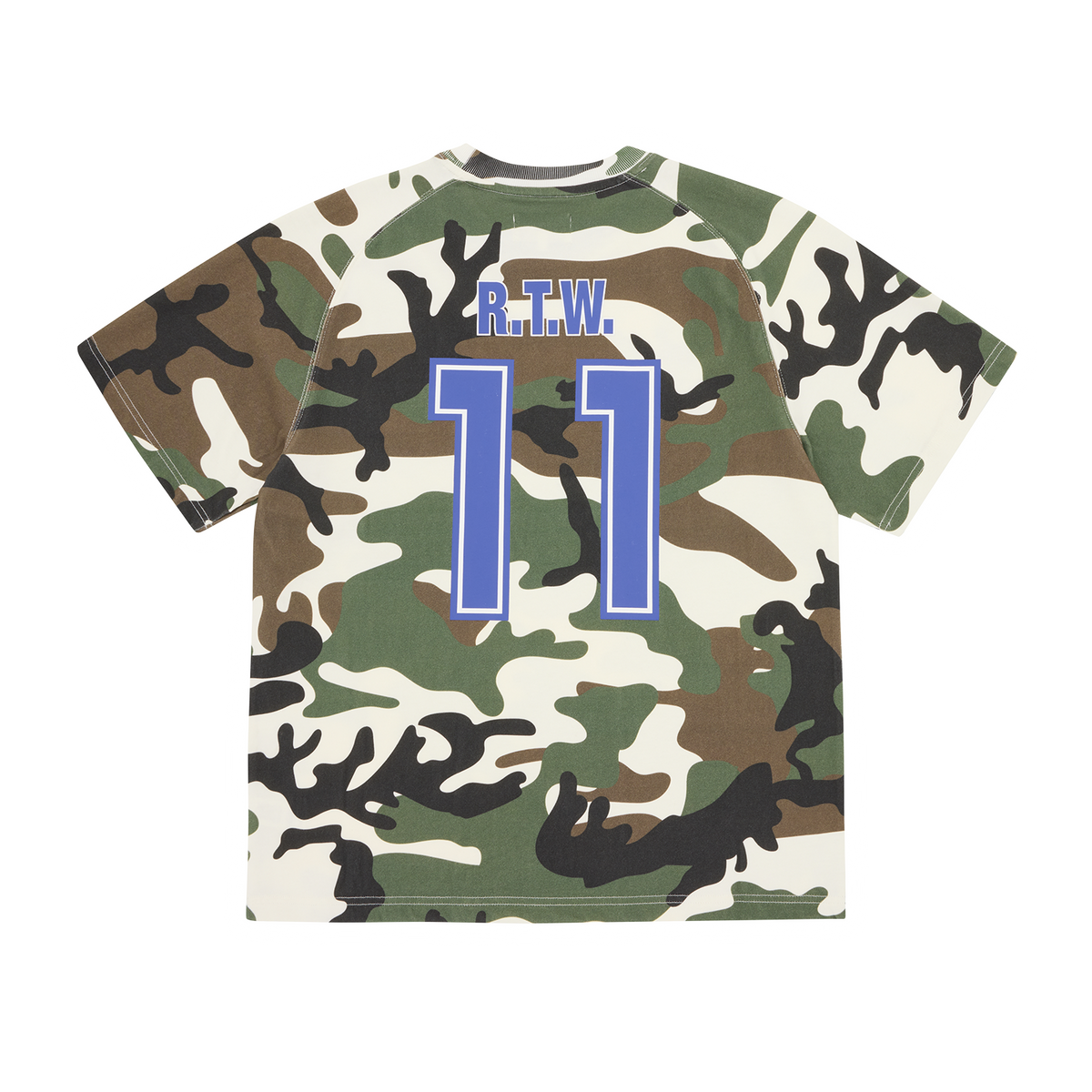 Corteiz Giapponese Cotton Jersey - Woodland Camo
