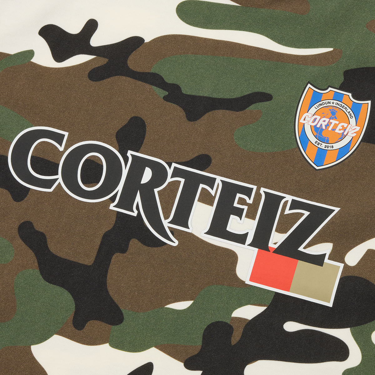 Corteiz Giapponese Cotton Jersey - Woodland Camo
