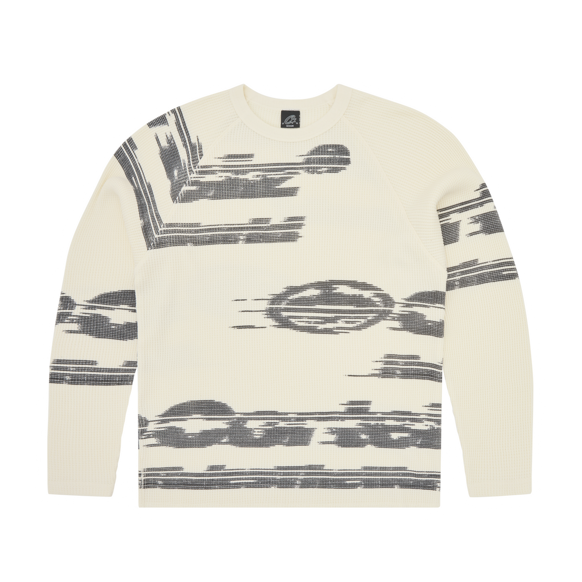Corteiz Motion Waffle Thermal - Cream