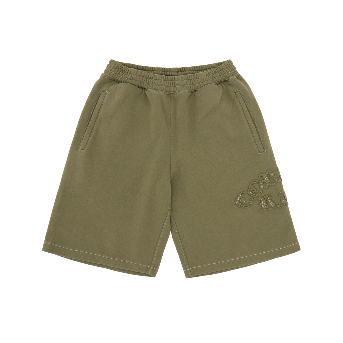 Corteiz Diplomatic Sweatshort - Olive