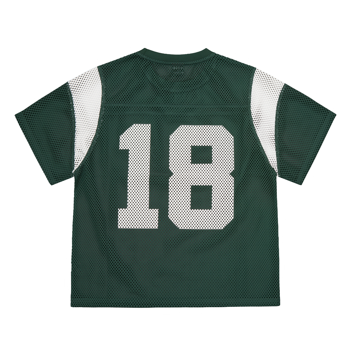 Corteiz Open Mesh Panel Jersey - Forest Green