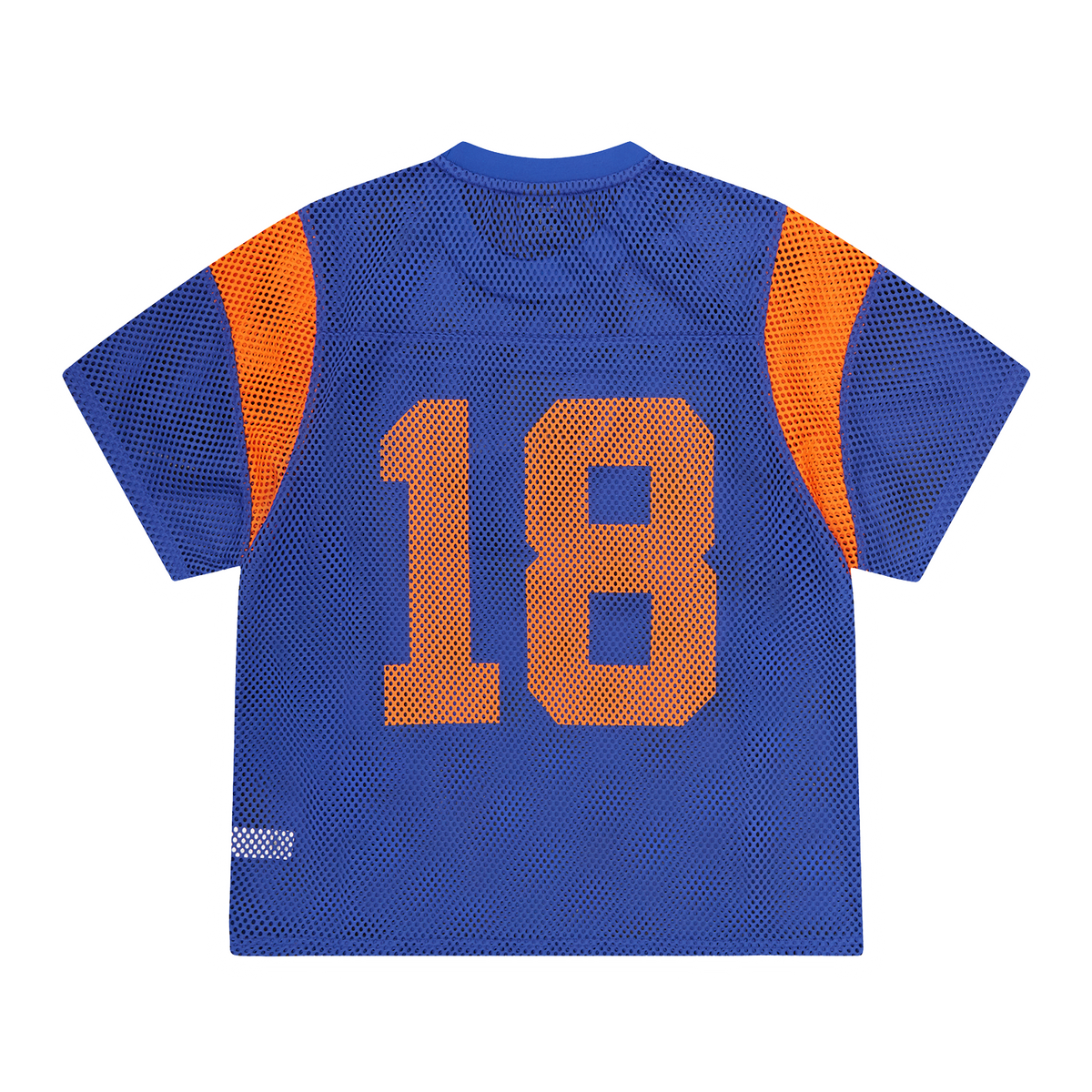 Corteiz Open Mesh Panel Jersey - Blue/Orange
