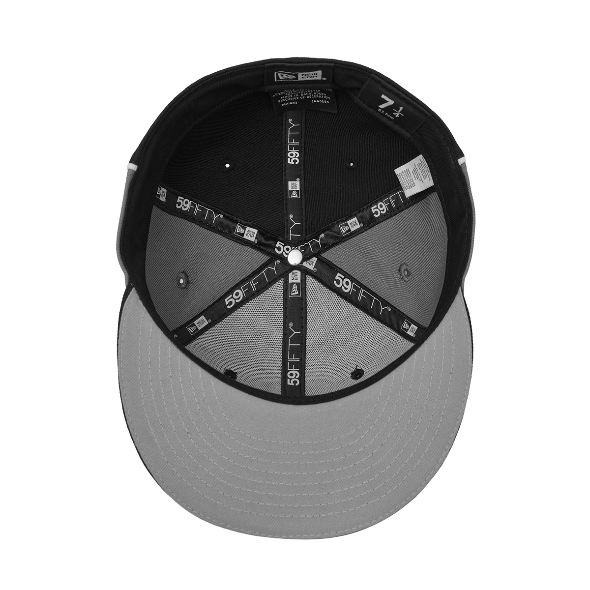 Corteiz Pirate Radio New Era Fitted Cap - Black/Grey