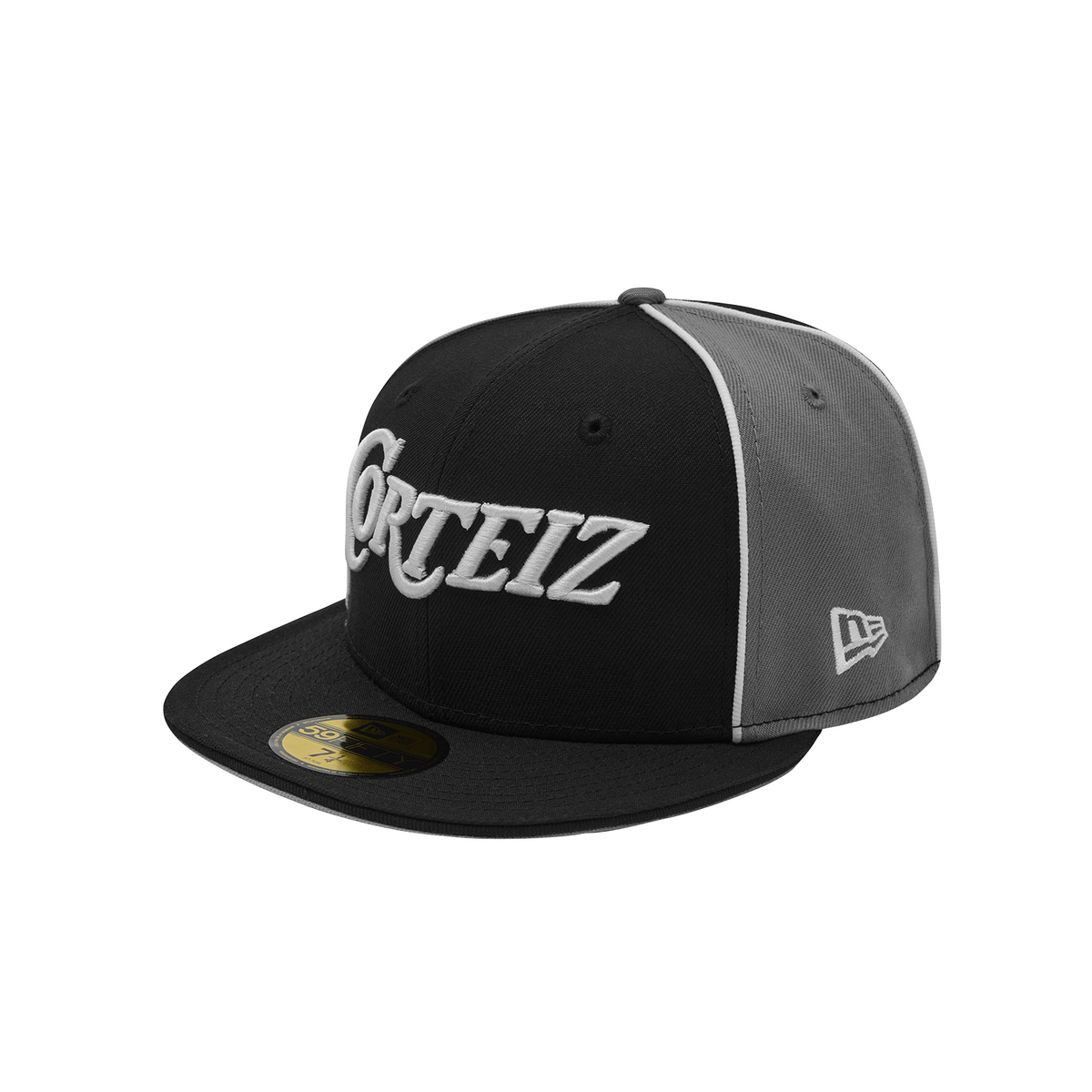 Corteiz Pirate Radio New Era Fitted Cap - Black/Grey