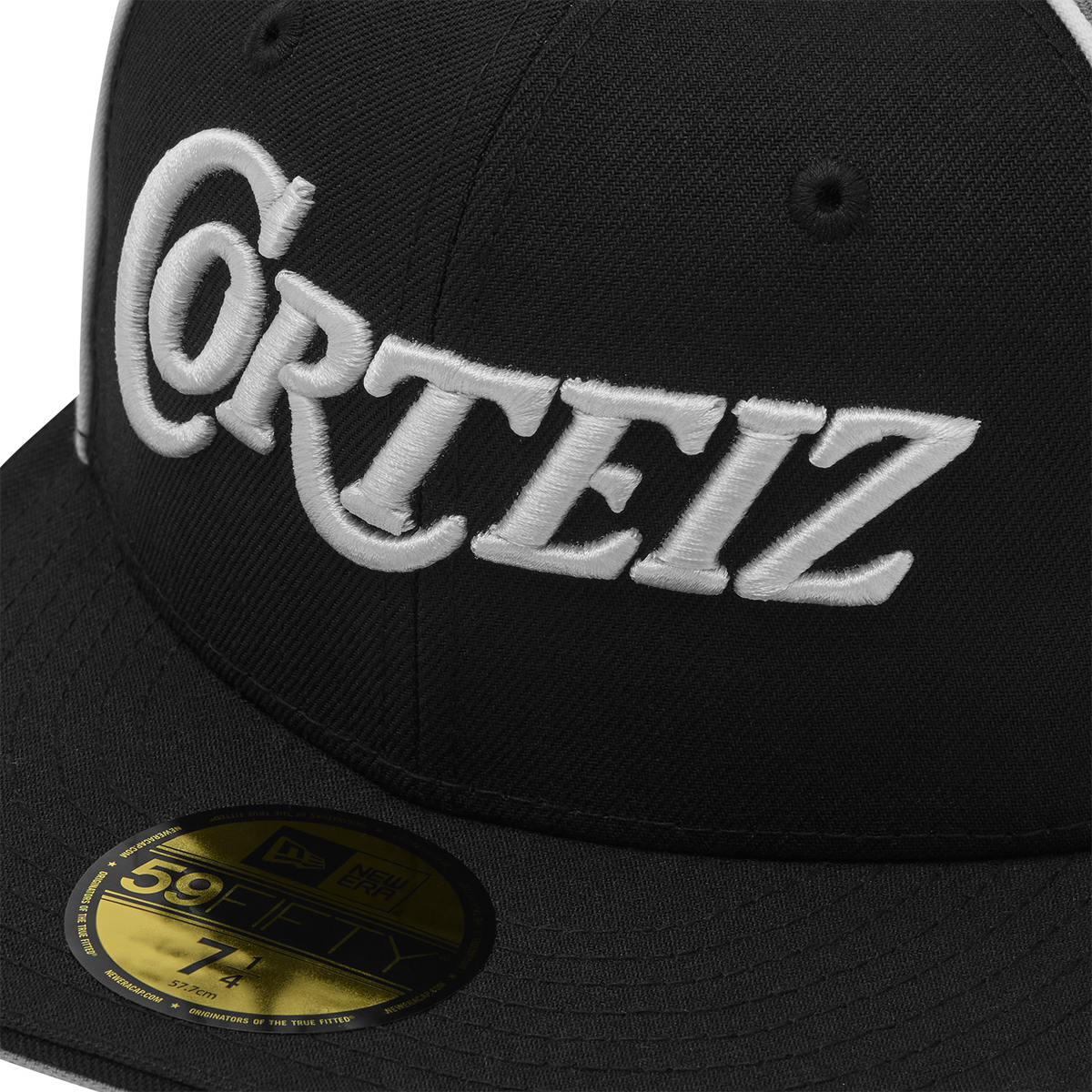 Corteiz Pirate Radio New Era Fitted Cap - Black/Grey