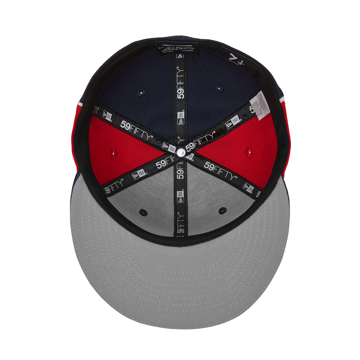 Corteiz Pirate Radio New Era Fitted Cap - Navy/Red