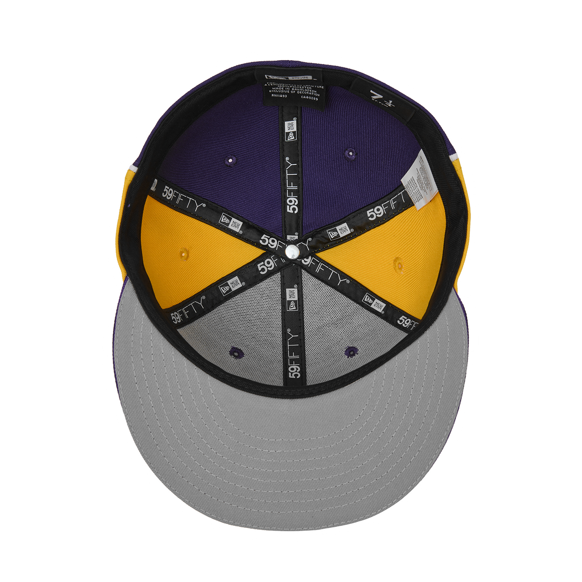 Corteiz Pirate Radio New Era Fitted Cap - Purple/Gold