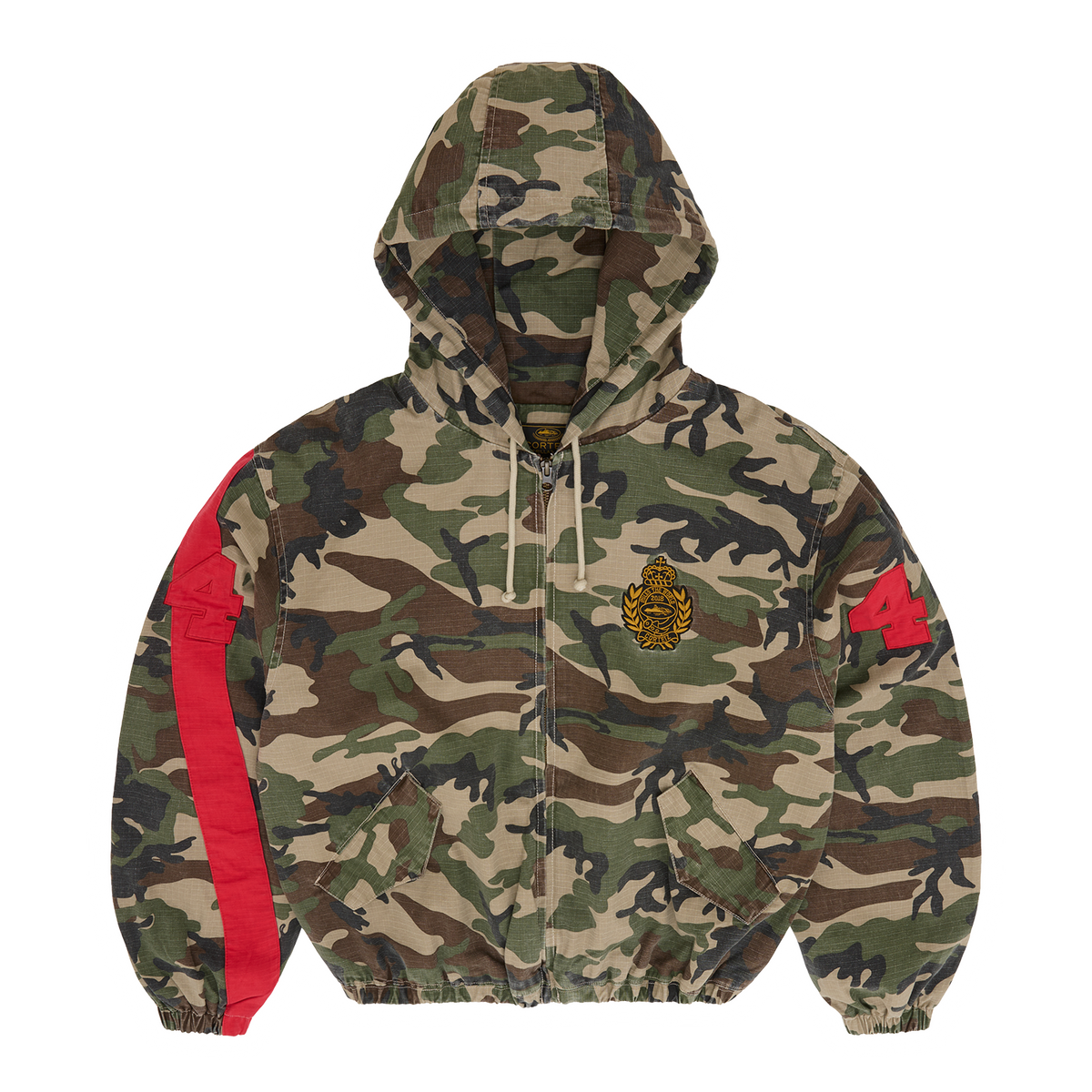 Corteiz Emblem Ripstop Jacket - Woodland Camo