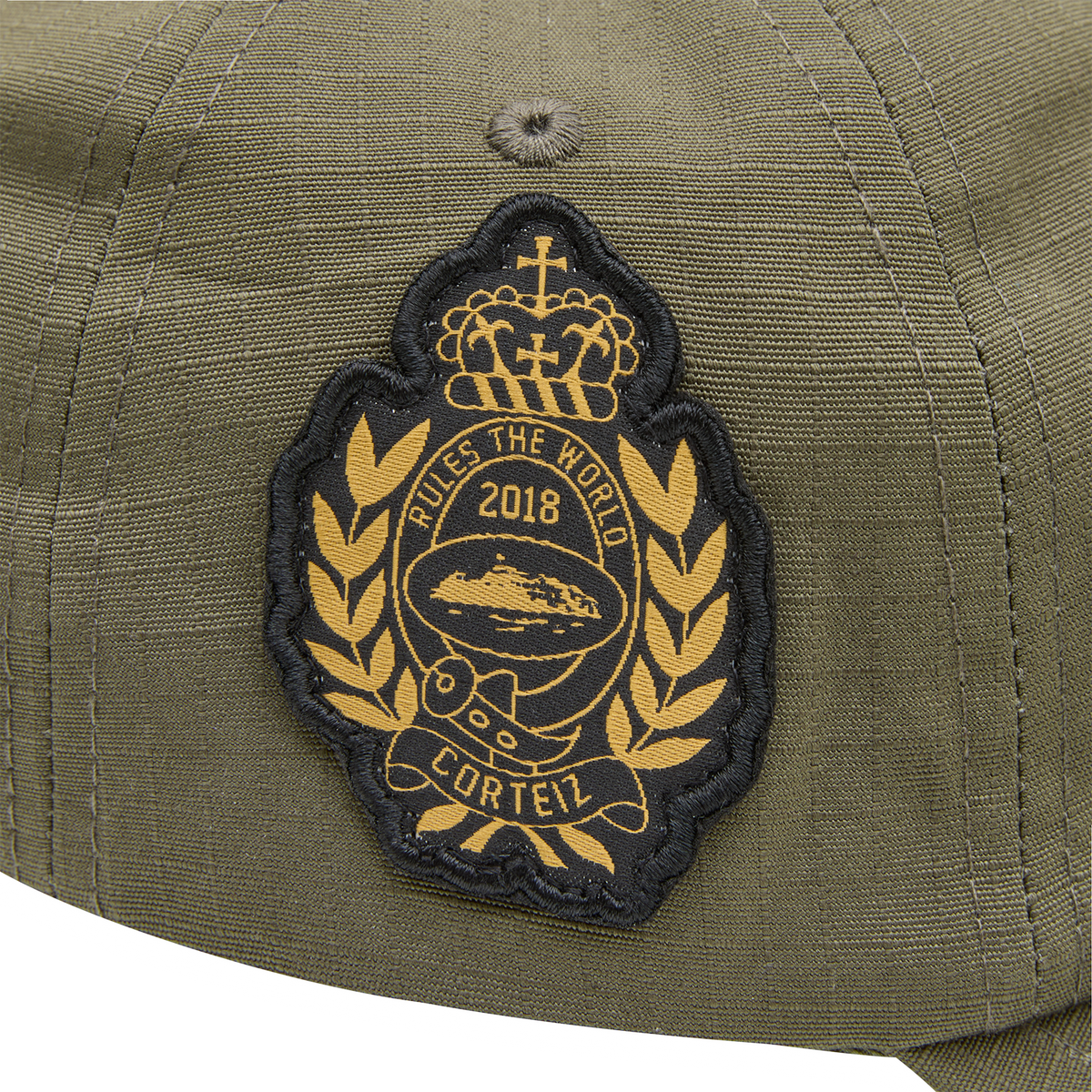 Corteiz Emblem Ripstop Cap - Olive