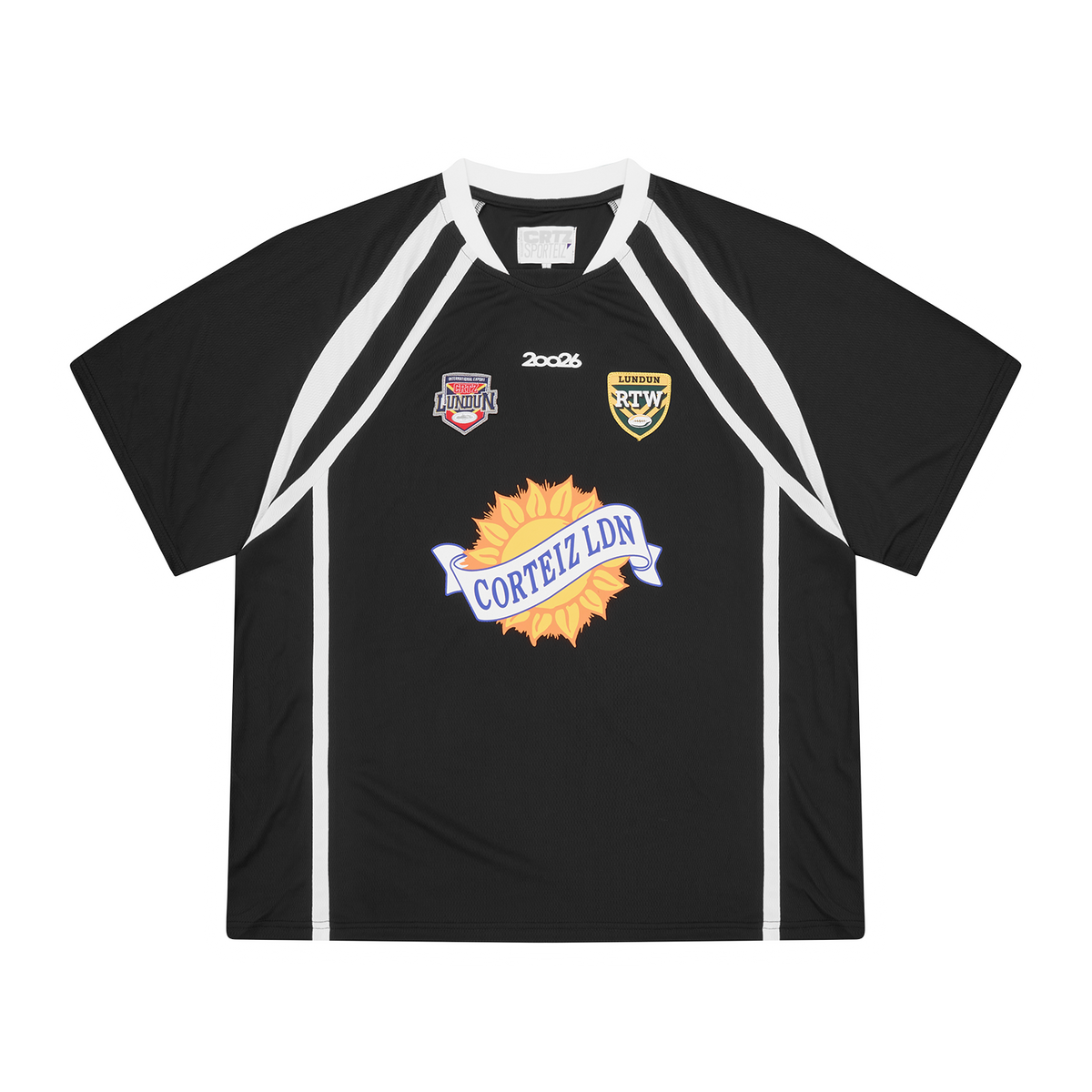 Corteiz Rugby League Jersey - Black