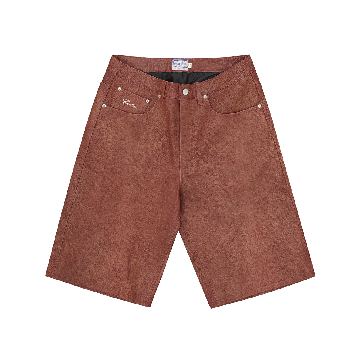 Corteiz Ardwear Leather Short - Rust