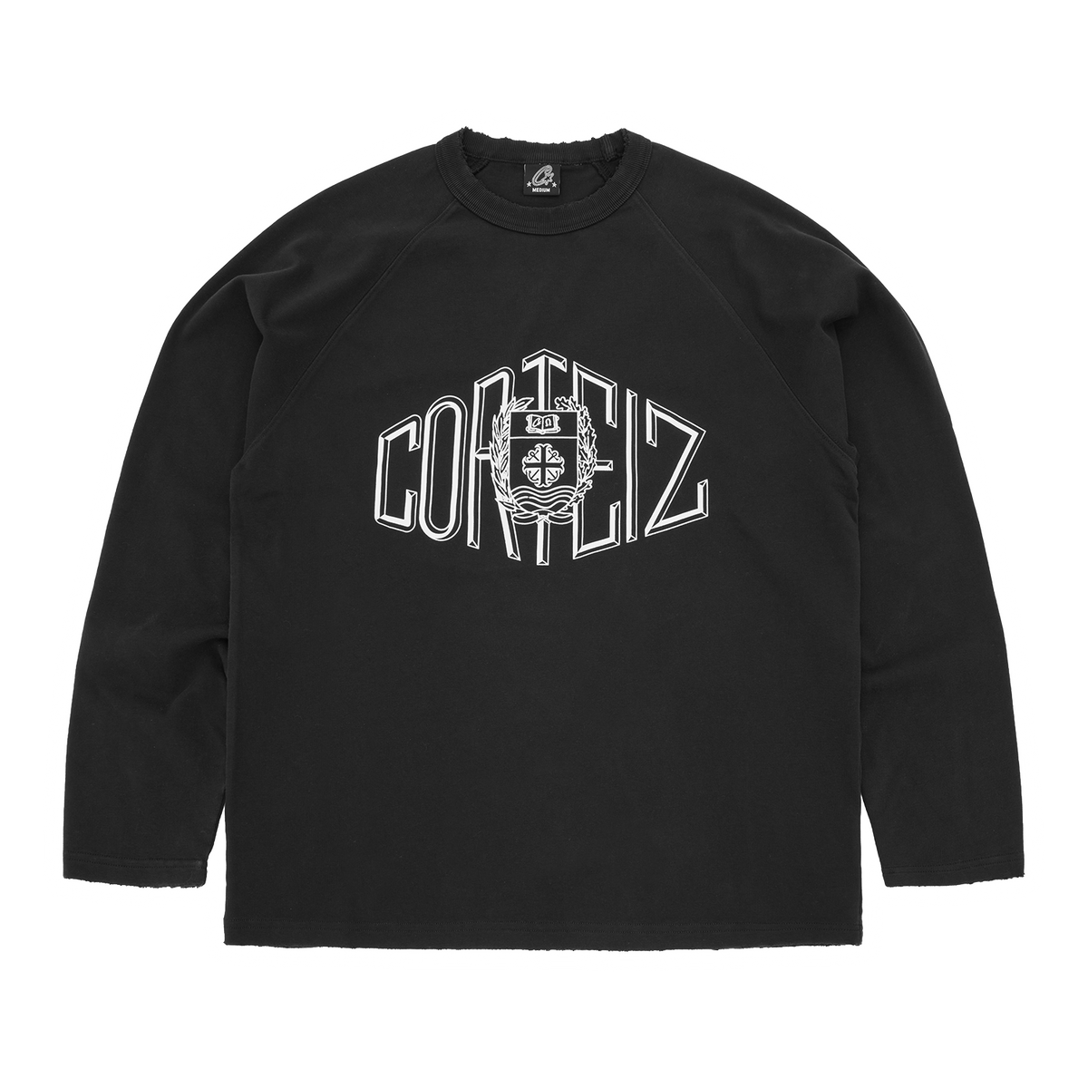 Corteiz Sophomore Raglan L/S - Black