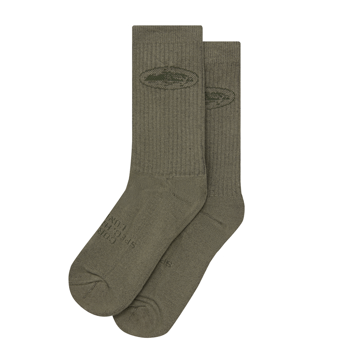 Corteiz Stencil Island Socks (2 Pack) - Khaki