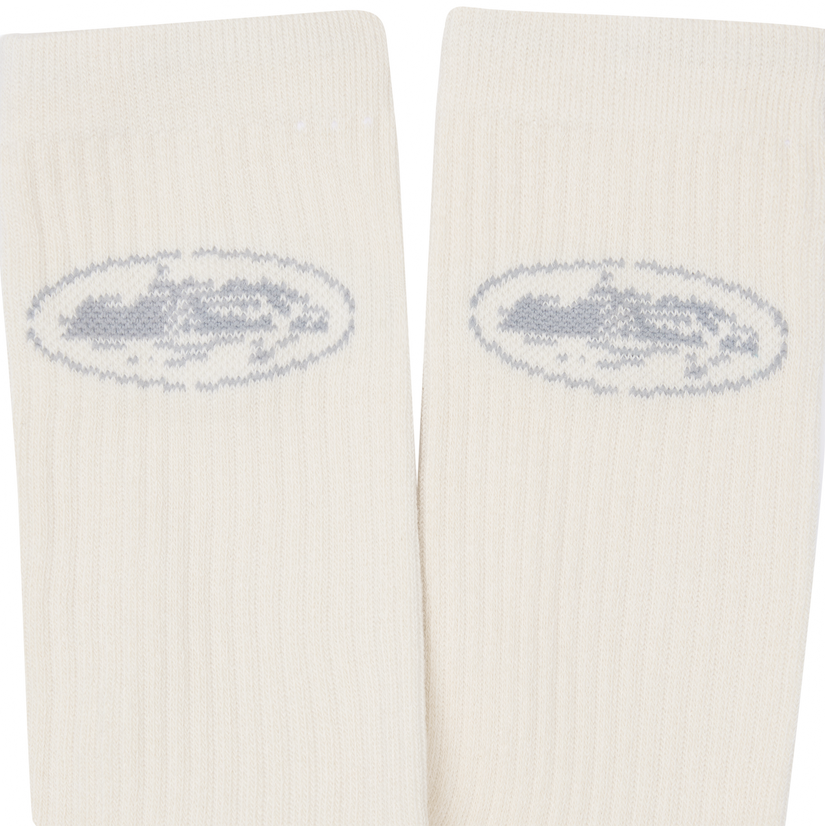 Corteiz Stencil Island Socks (2 Pack) - Cream