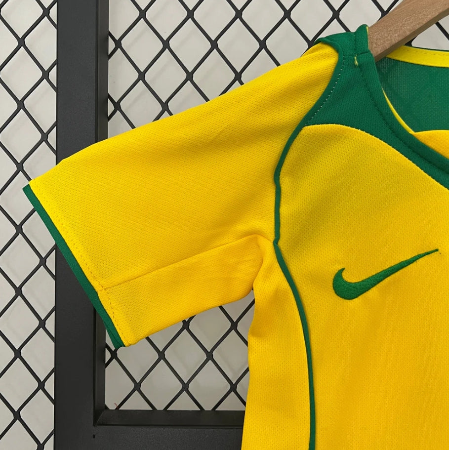 Maillot Brazil 2002 Home Kids Size