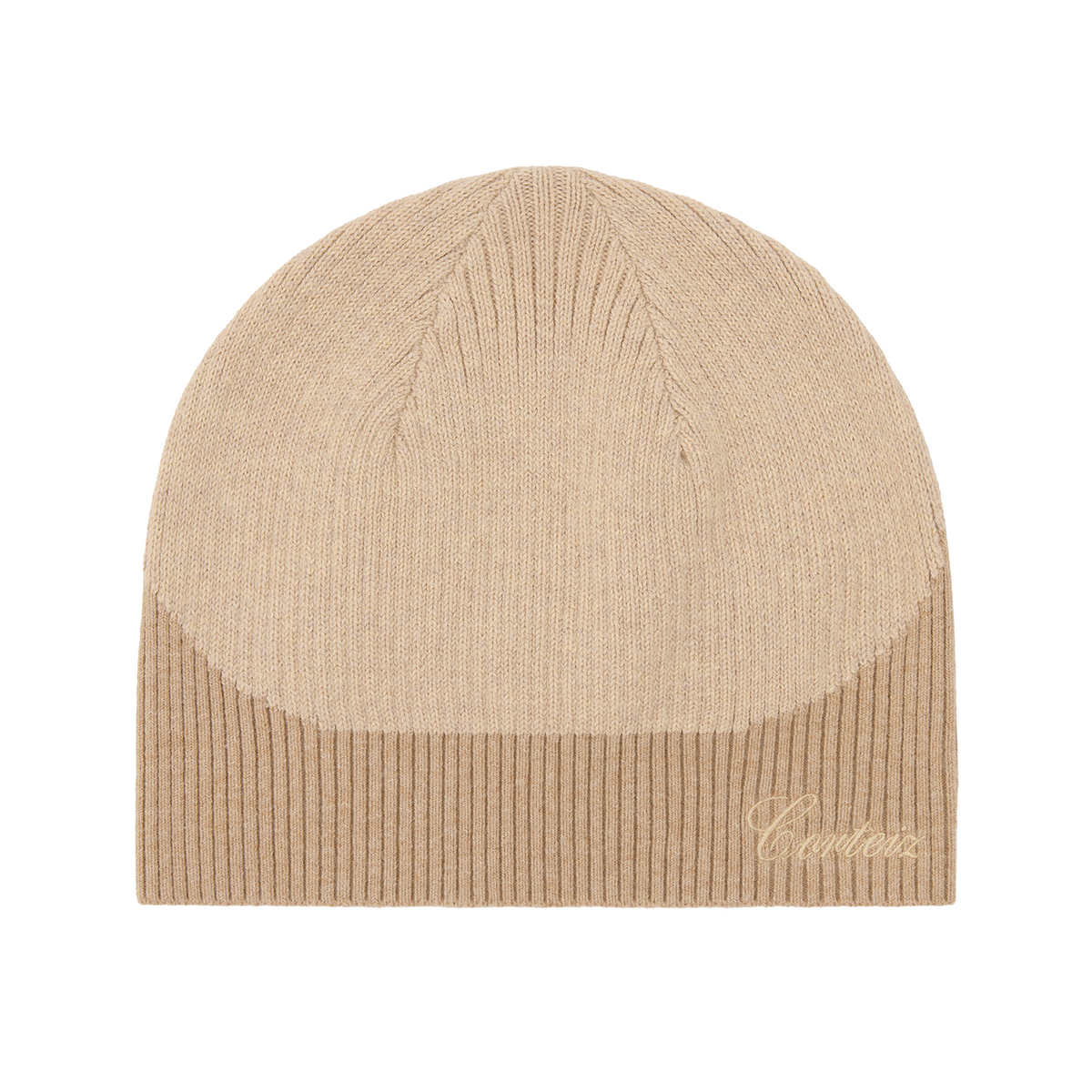 Corteiz VVS Rib Knit Beanie - Natural