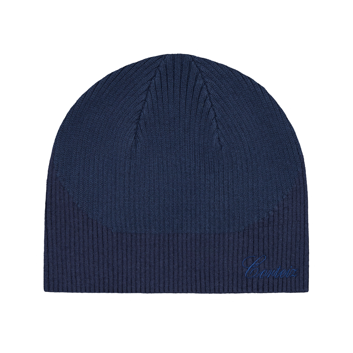 Corteiz VVS Rib Knit Beanie - Navy