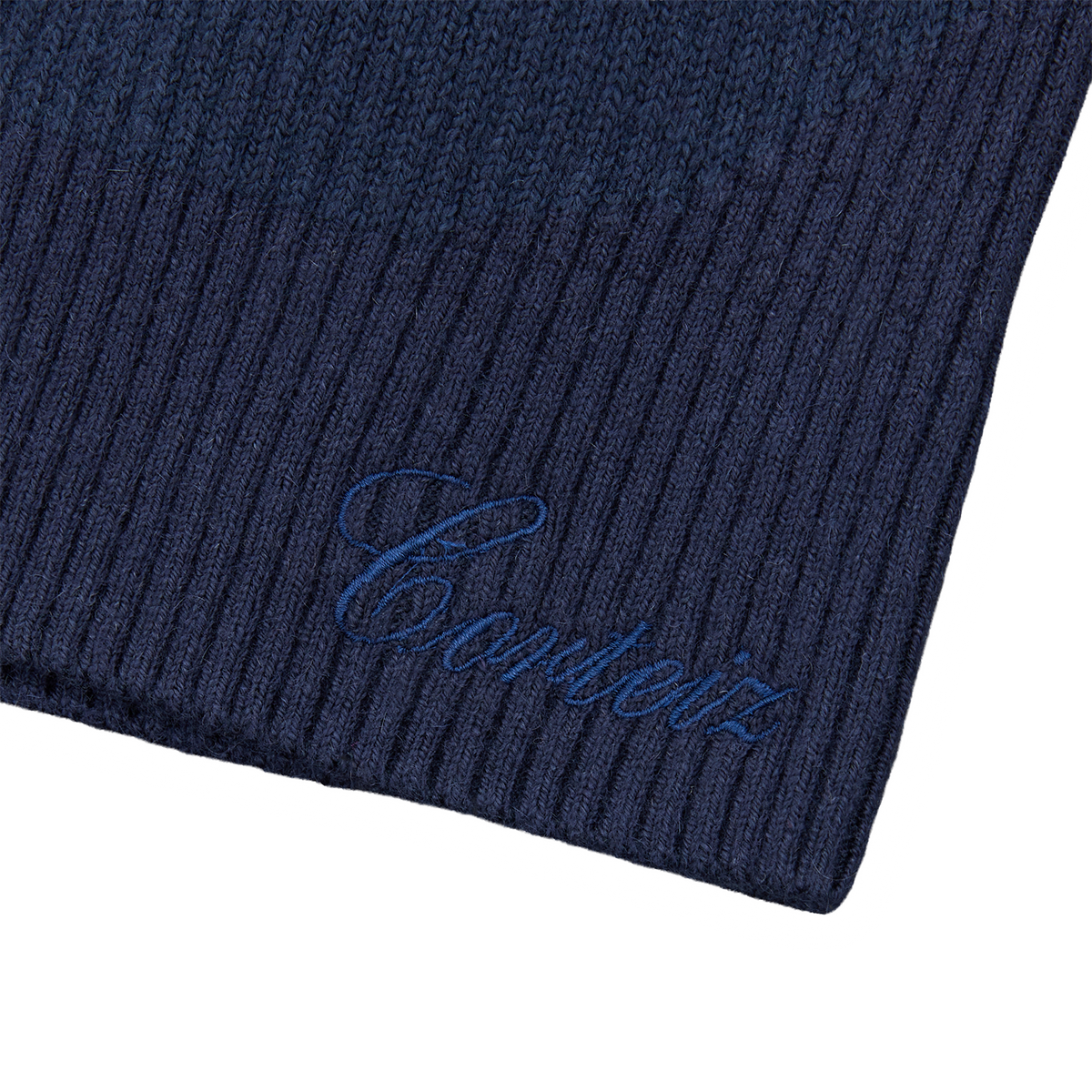 Corteiz VVS Rib Knit Beanie - Navy