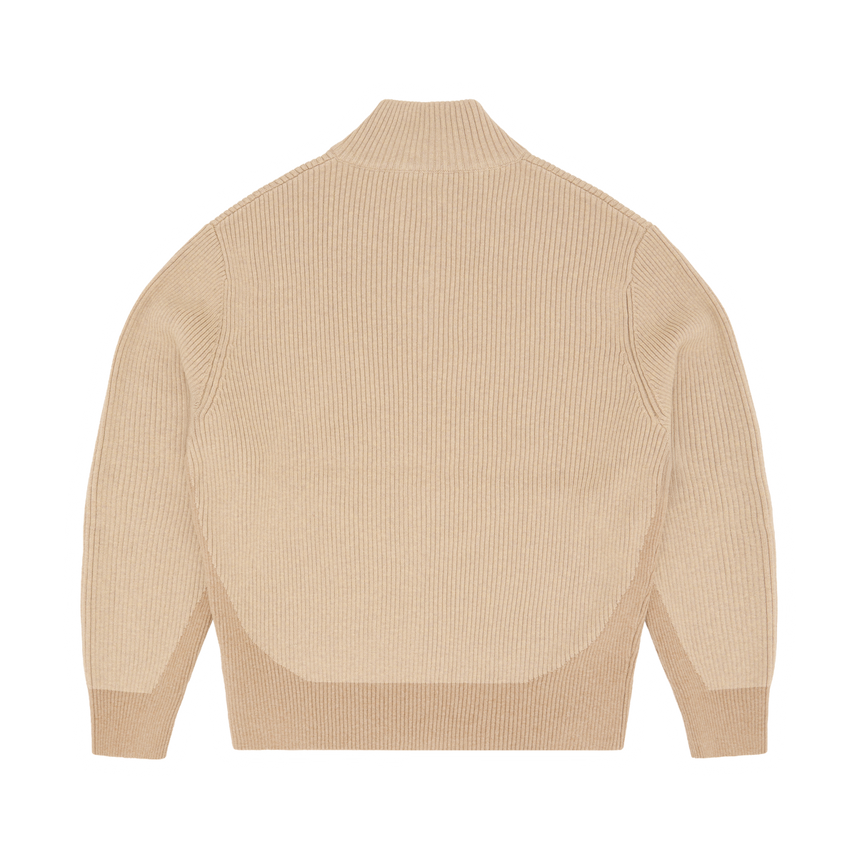 Corteiz VVS Rib Knit Zip Up - Natural