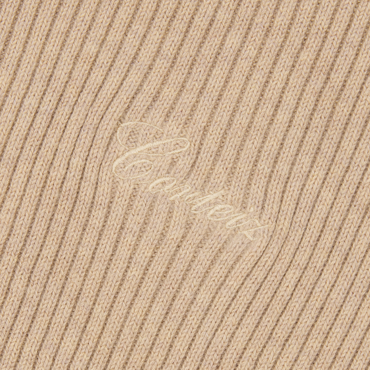 Corteiz VVS Rib Knit Zip Up - Natural