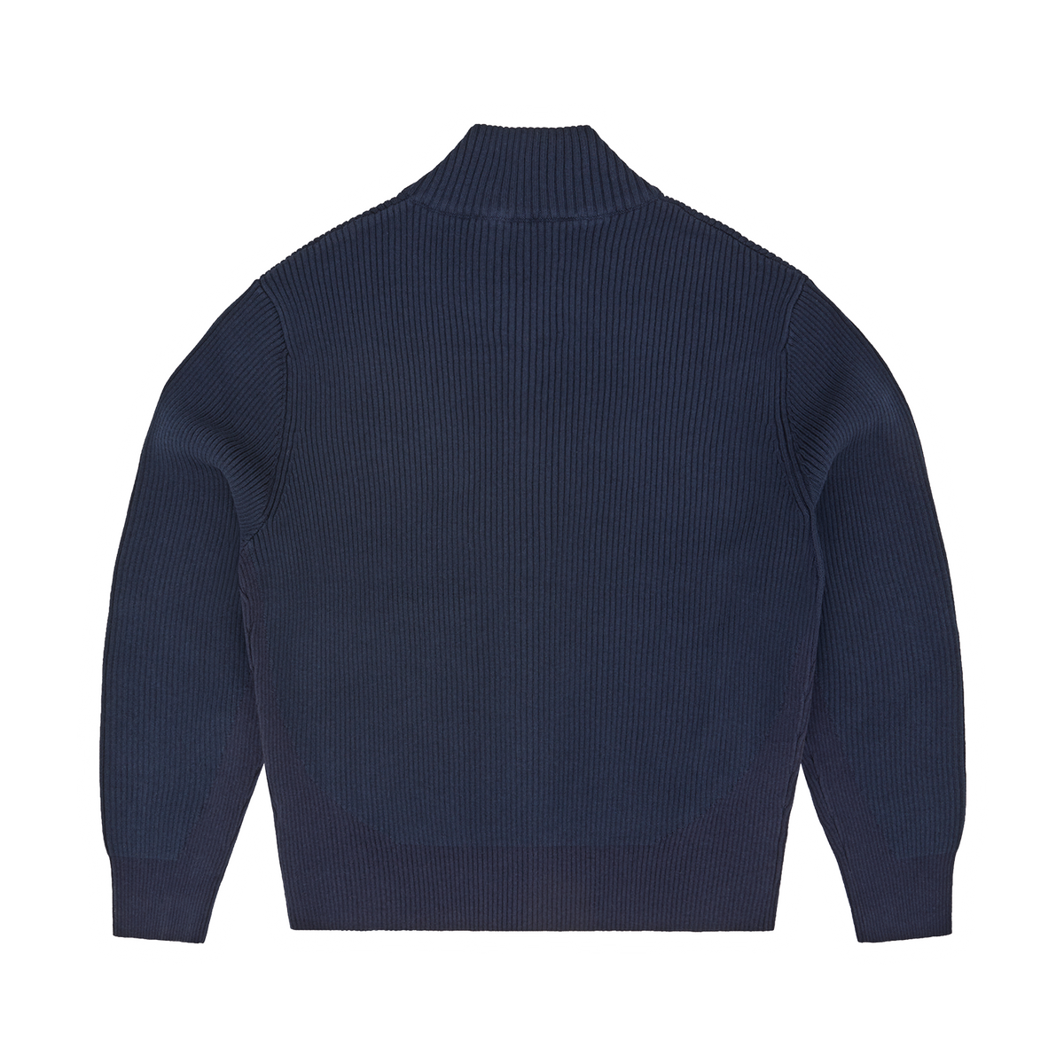 Corteiz VVS Rib Knit Zip Up - Navy
