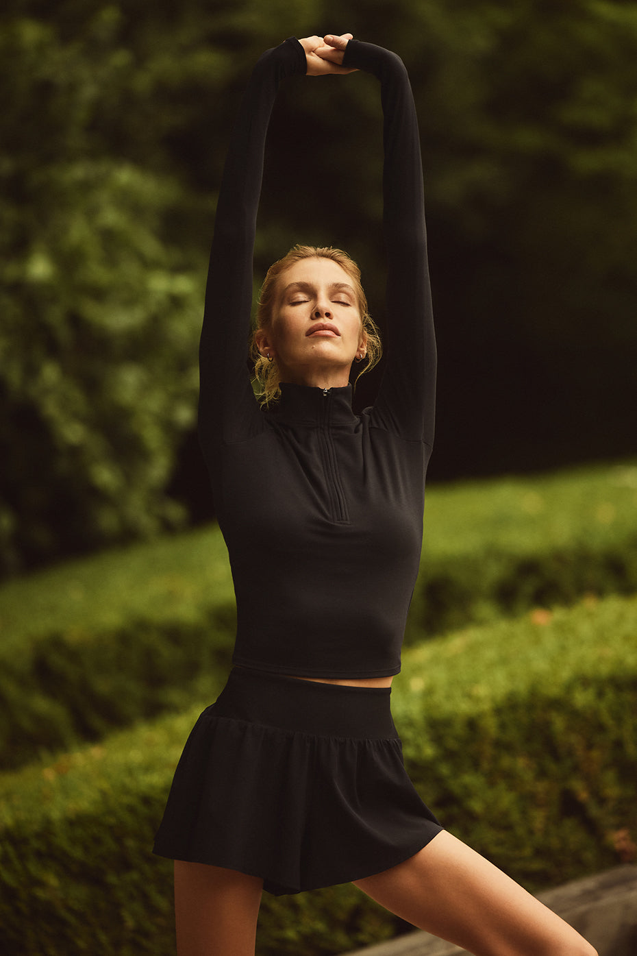 Long-Sleeve ALO Softsculpt Precision 1/4 Zip Sweater