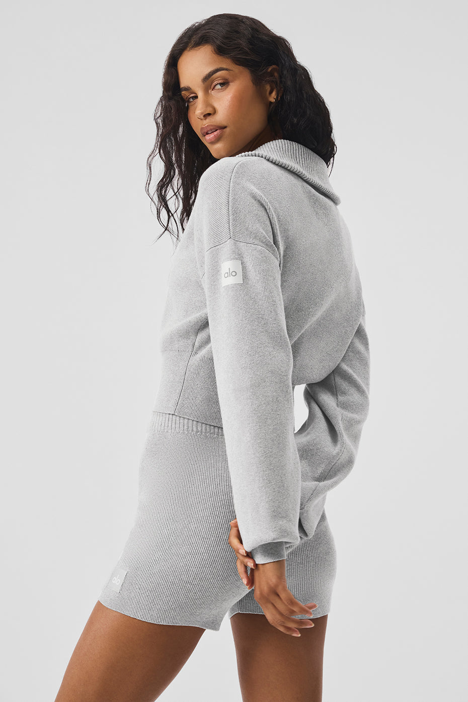 Short Knit Scholar Full-Zip Jacket