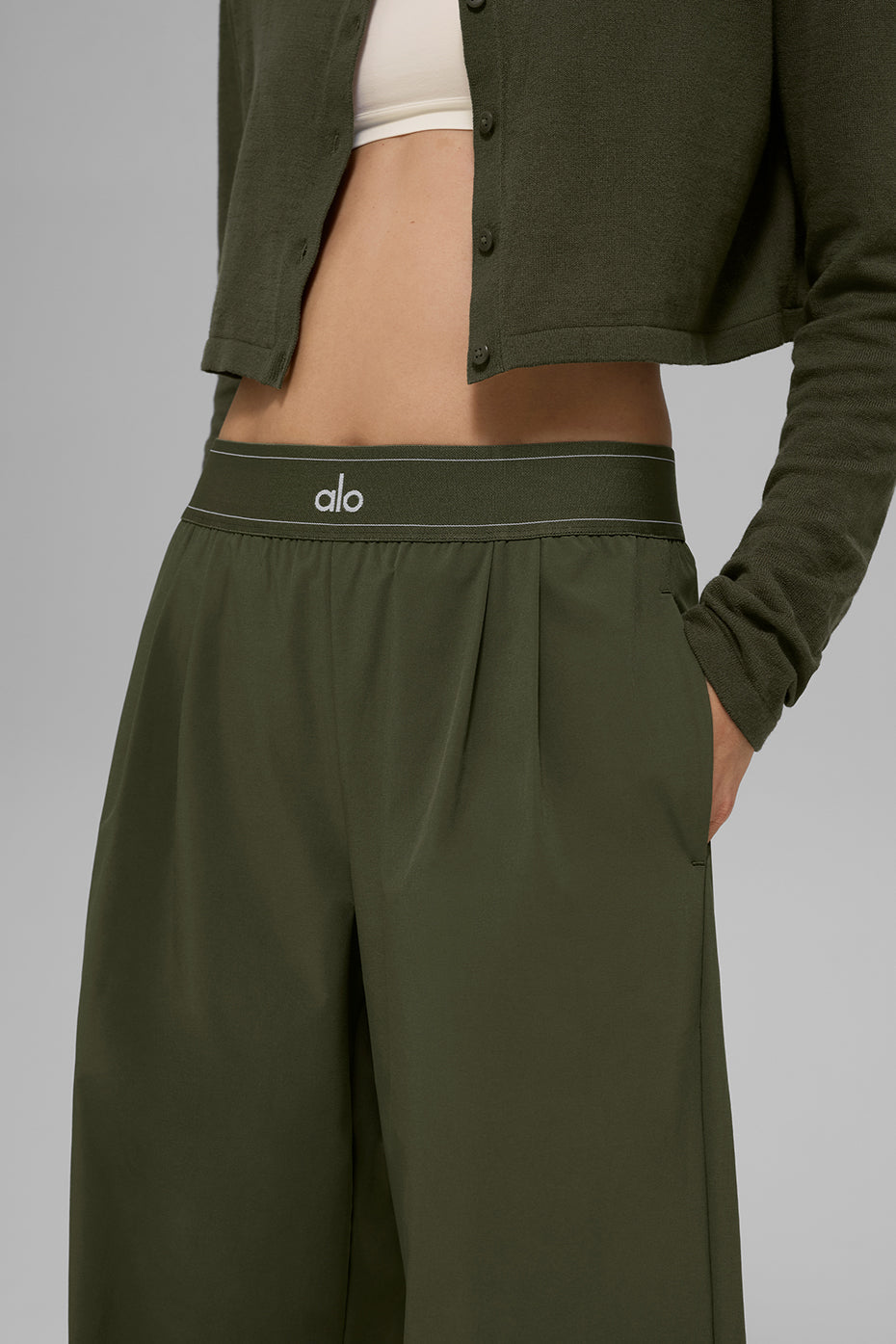 Suit Up Olive Green Pants