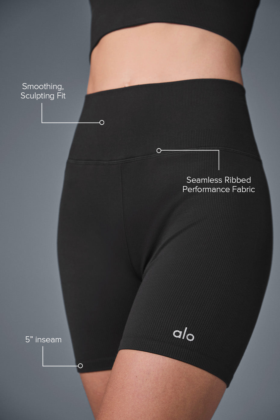 Ribbed Seamless Favorite 5 Inch Short