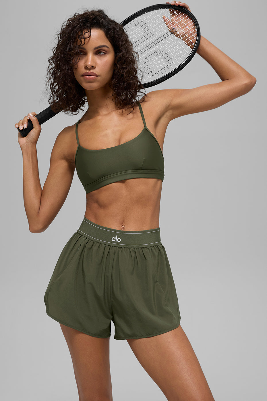 Match Point Olive Green Short