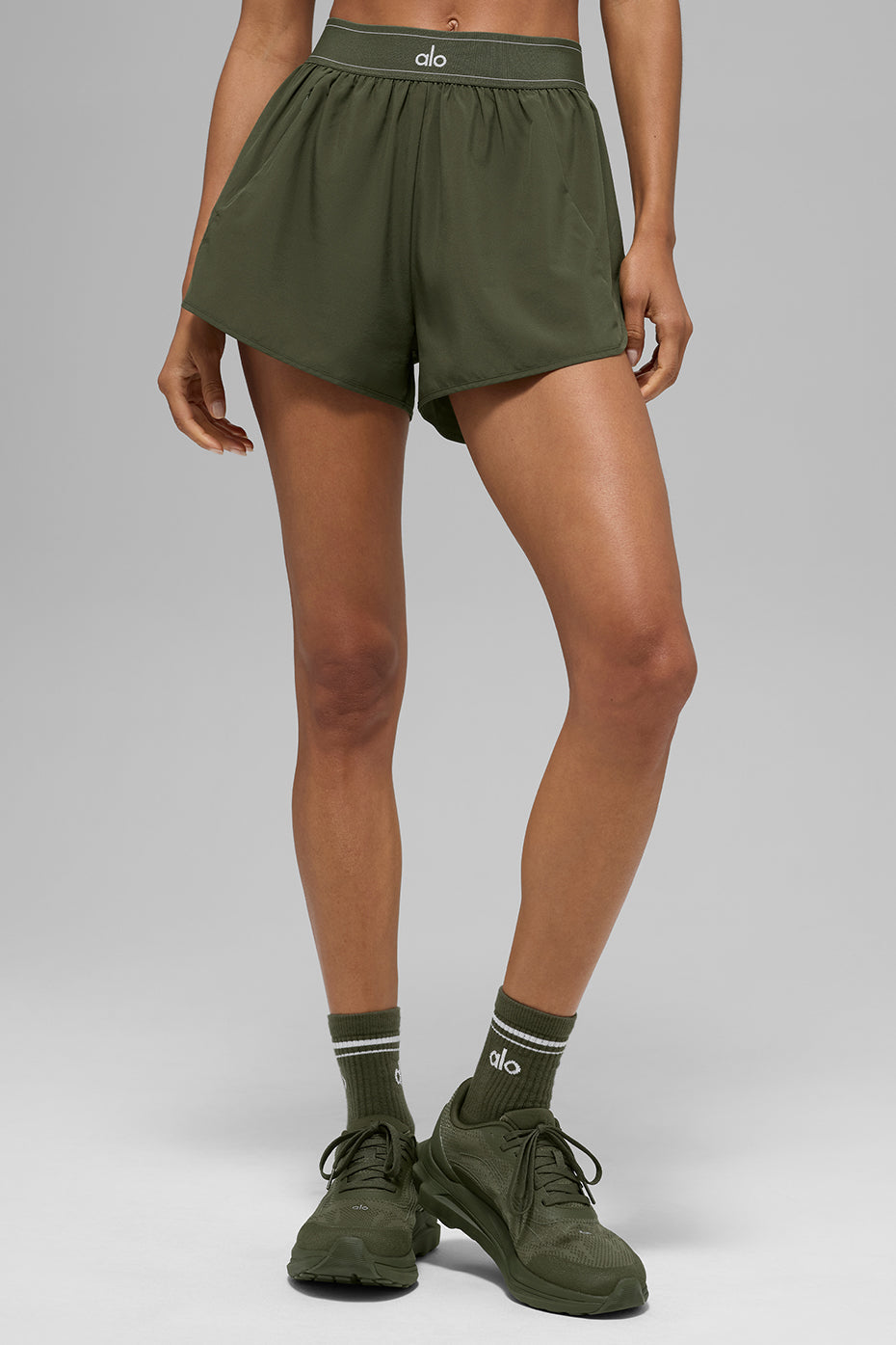 Match Point Olive Green Short