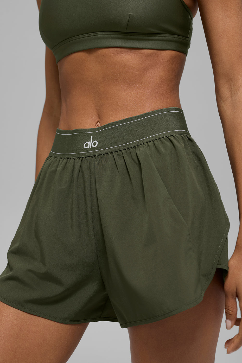 Match Point Olive Green Short