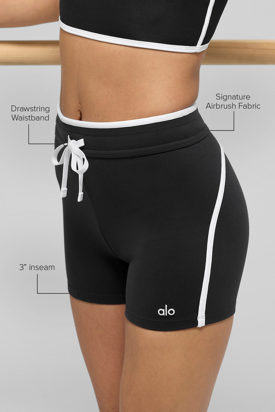 Airbrush Race Pace High-Waist 4" Short