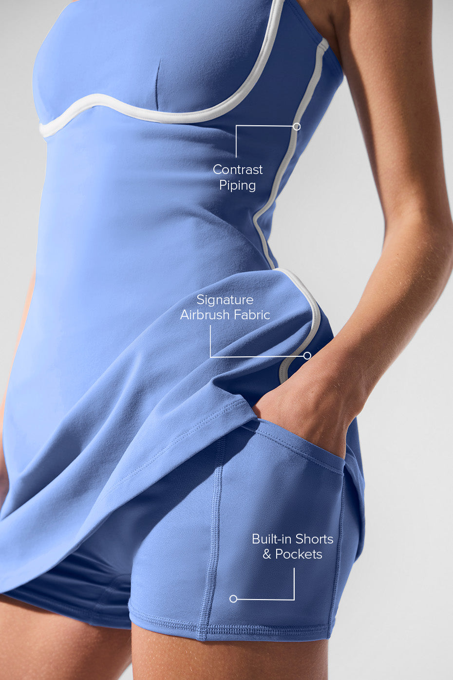 Sleek Airbrush Dress