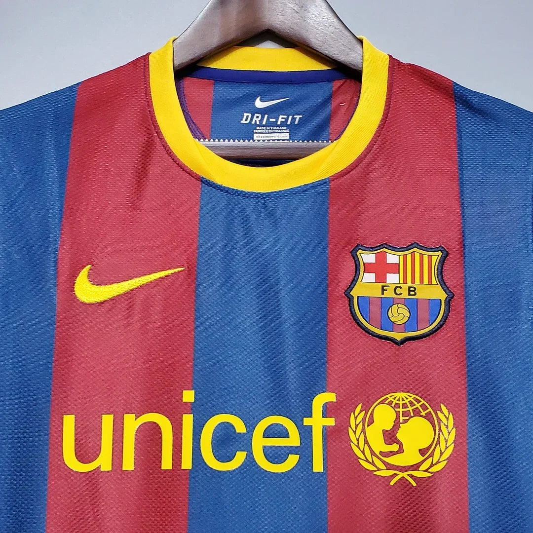 Maillot 2010-2011 Retro Barcelona Home
