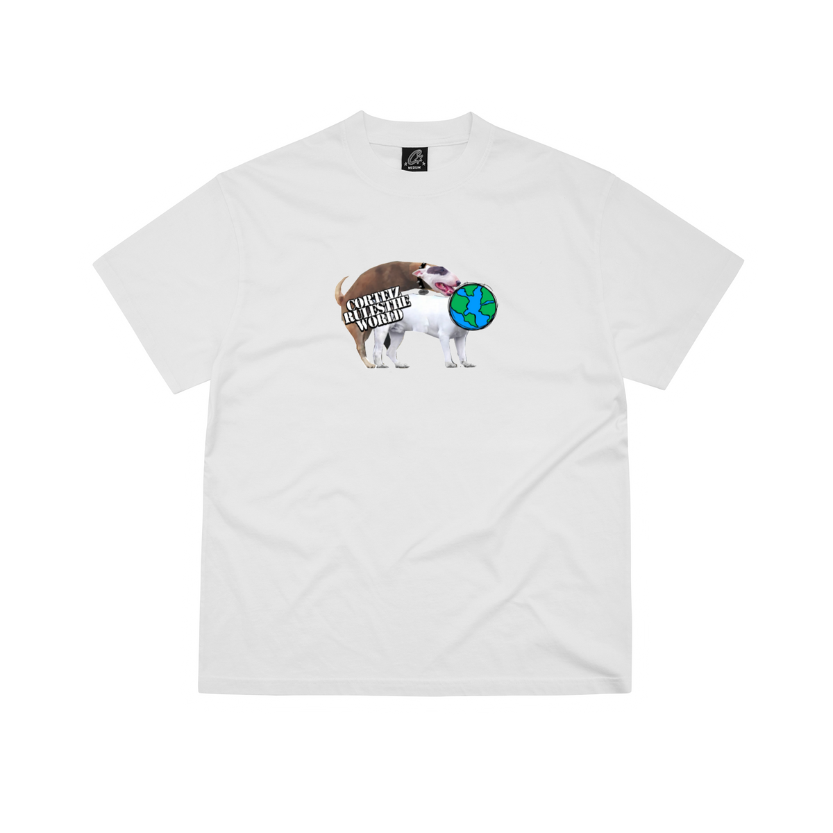 Corteiz Doggy Tee - White