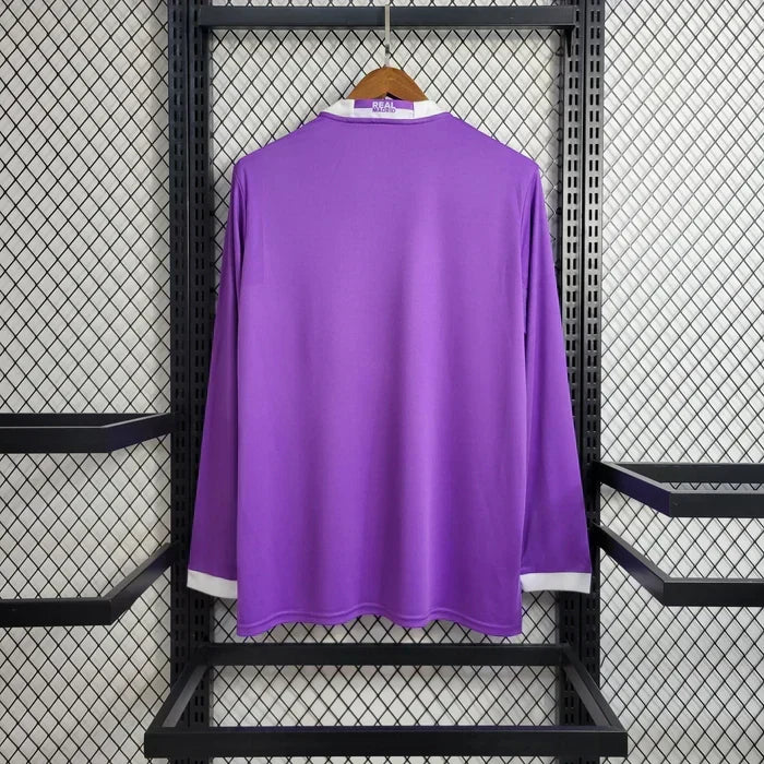 Maillot Real Madrid Retro 2016-2017 Away Long Sleeve
