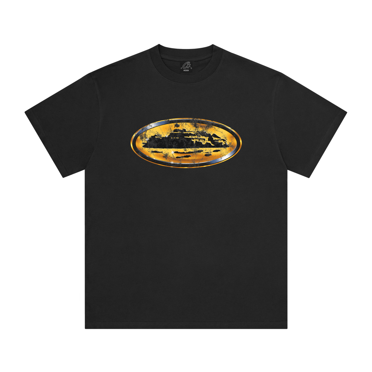 Corteiz Corroded Island Tee - Black