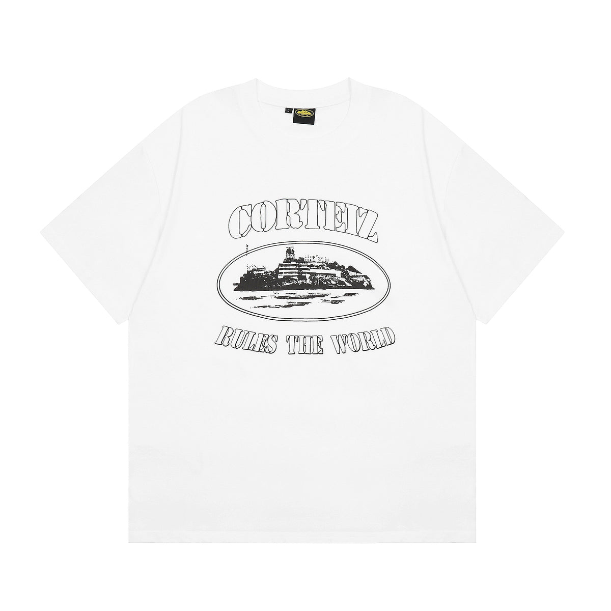 T-Shirt Blanc Noir Alcatraz